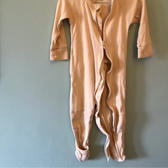 Goumikids Zipper Jumpsuit Pajamas, 18-24 months, Sand - Picture 8 of 8